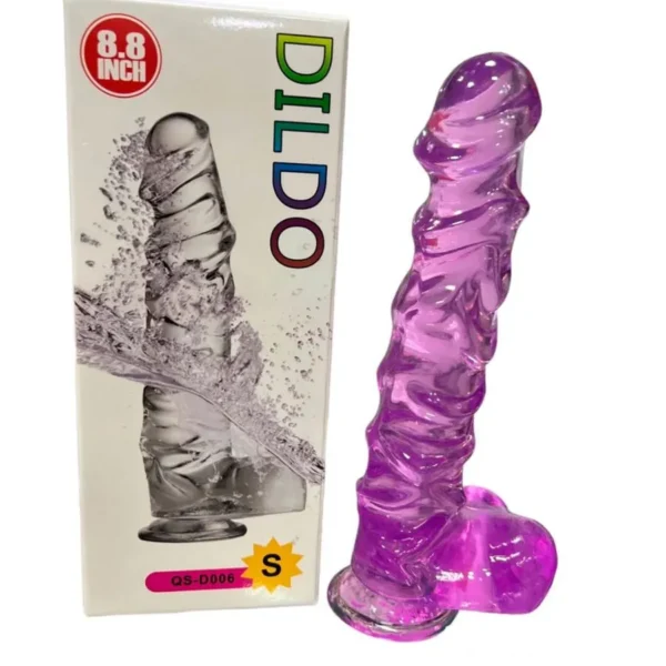 Prótese Peniana de Silicone com Ventosa