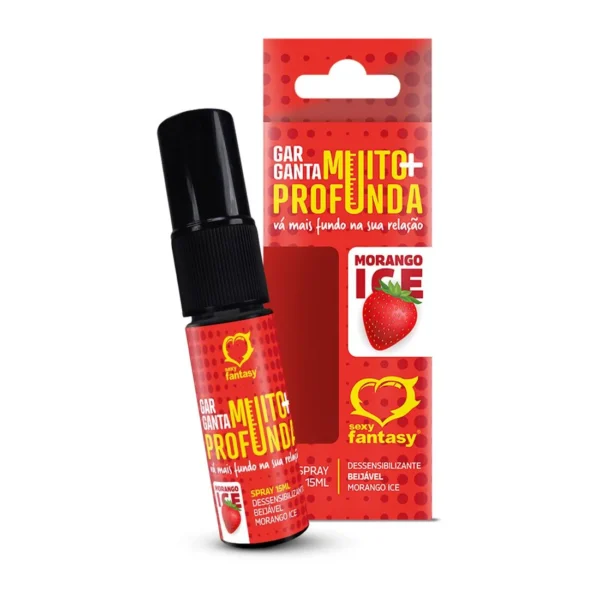 Garganta Muito Mais Profunda Ice Dessensibilizante em Spray Beijável