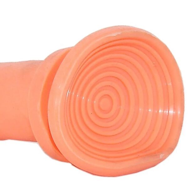 PÊNIS MACIÇA COM VENTOSA 16X4cm  grátis sachê lubrificante kgel - Image 2
