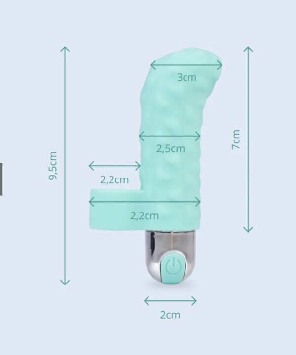 Dedeira Vibratória Recarregável Go Vibe Bia - 9,1 cm x 3 cm - Image 3